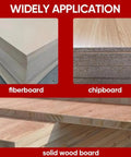 Image showing fiberboard, chipboard, and solid wood board materials for woodworking projects.