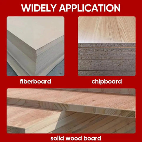 Image showing fiberboard, chipboard, and solid wood board materials for woodworking projects.
