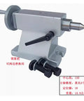 Rock Solid Heavy Duty Cnc Tailstock Indexing Head Mounts Straight To Your Workbench For Fourth Axis Mill Routing And Engraving Serious Workshop Operations, showing a robust gray cast iron construction with adjustment lever.