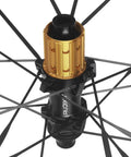 Ultra Light 700C Carbon Wheelset For Road Bikes With 50mm Deep Rim And Center Lock Disc Brakes, Toray T800 Carbon Fiber hub detail