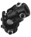 3/4 Inch Double D Steering Universal Joint Black Steel Shaft 83mm Length Single U Joint Direct Replacement Under The Steering Wheel