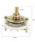 Band Selector Rotary Switch 1 Pole 10 Position 1 Deck With Knob For Electrical Panels And DIY Electronics Projects durable view