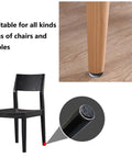 40 Piece Round Heavy Duty Nail On Anti Sliding Felt Pads For Furniture Chairs Tables Leg Floor Protectors Scratch Noise