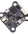 5.8G 40CH FPV VTX Transmitter for RC Drones, compact circuit board, 25-600mW output, 7 to 26V input range, top view