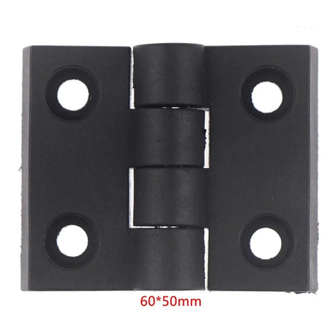 Rotating Concealed Door Hinge For Cabinets And Small Black Plastic Bearing Hinge 60x50mm size