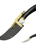 Ultra Sharp D2 Steel Pocket Utility Knife With Protective Sheath For Camping And Outdoor EDC, Compact Tool, Non Slip Grip.