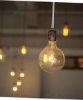 Close-up of vintage light fixture with heavy duty full thread hollow screw rods for light fixtures durable tube adapter