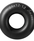 Replacement 24 By 12 By 12 Heavy Duty Inner Tube With TR13 Straight Valve Stems For ATV Lawn Tractors Mowers Golf Carts Snow Blowers