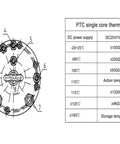Top Rated 2.5KW Water Cooled Spindle Motor ISO25 Taper detailed diagram and specifications for CNC machine use.