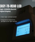 Plug In Radon Detector For Home And Office With Round The Clock Audible Siren And Visual Alarms, Easy-to-read LCD display