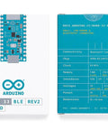 Product packaging of Nano 33 BLE Rev2 Microcontroller Board With nRF52840 Bluetooth Low Energy MicroPython Support Dope Tiny Form Factor