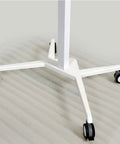 Base of the Top Shelf Rolling Laptop Desk with smooth moving casters for easy mobility in home office setups.