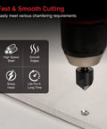 M35 Cobalt TiAlN Coated Countersink Drill Bit Set Built For Heavy Duty Jobs With Five Sizes for wood metal plastic use