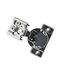 Soft Close Cabinet Hinges With Built In Damper Nickel Plated Half Inch Overlay for Quiet Smooth Closures