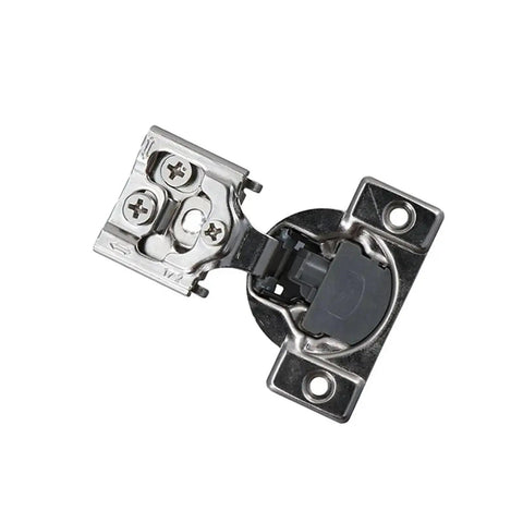 Soft Close Cabinet Hinges With Built In Damper Nickel Plated Half Inch Overlay for Quiet Smooth Closures