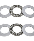 Two Sets Thrust Needle Roller Bearings With Four Washers 30mm Inner Diameter 47mm Outer Diameter 2mm Width for AXK3047 Series