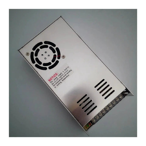 Beefy 360W Switching Power Supply 12V Single Output For LED Lighting Converts 110V Or 220V AC To DC Smoothly SMPS Converter For LED Projects Durable And Regulated silver metal power supply with cooling fan and terminal block