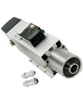 Rugged Air Cooled ATC Spindle Motor Kit With VFD Controller For CNC Router Milling Rig 7500Watt 380Volt BT30 Taper showing durable aluminum frame and connectors.