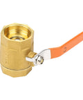 Heavy Duty DN32 Brass Ball Valve Featuring Smooth Quarter Turn For Water Oil And Gas Lines High Pressure 1.6MPa Rating.