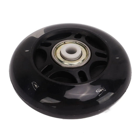 69mm Inline Skate Wheels With Bearings Ultra Quiet PU Rubber Shock Absorption Strong Grip Smooth Ride Easy Install Replacement