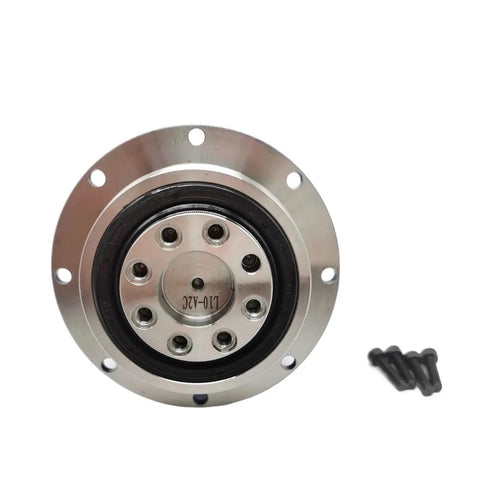 Dead Nuts Accurate Helical Gear Planetary Gearbox With Sturdy Flange Output Reducer top view showing flange and mounting holes.