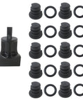 Get That Fresh Oil Change Without The Hassle With This Hilanda Upgraded Complete Car Oil Drain Plug Kit For Vw And Audi Models Featuring TSI Engines. You Get All 10 Essential Plugs Plus The Necessary Tools To Seal Every Bottle Like A Pro. No More. 10 black rubber oil drain plugs with O-rings and tool for VW Audi TSI engines