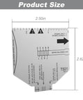 Multipurpose Burner Gauge For AF AFG AR SF SR Burners Replacement For T231 And T500 Electrode Alignment Tool With Precise Gap Setting Center Line Calibration For Easy No Fuss Ignition And Smooth Burner Performance. Product size 2.50 x 2.62 in