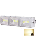 JUDYSSY 150/200/300W Led Flood Light, 102.82Lm/W Bright Led Security Light Wat, 300W with three rectangular light panels.