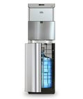Slim Stainless Steel Water Cooler Dispenser With Modern Durable Design Easy Plug And Play Setup In Minutes No Tools Or Plumbing Needed