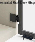 Heavy Duty Concealed Pivot Hinge Set Of 6 With Bushing For Wood Doors, Furniture, Cabinets, Drawers, Wardrobes And Showcases