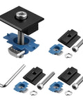 4 Pack Solar Panel Mid Clamps For Standard Unistrut Heavy Duty Aluminum Brackets 30mm And 35mm Easy Install Roof Mounting Kit