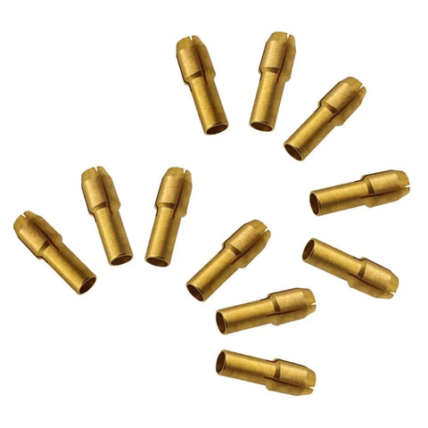 Get These Amsazing 3 Set Brass Collet Kits For Your Rotary Tool, heavy-duty brass collets for 0.5 to 3.2mm rotary tools.