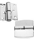 Heavy Duty Stainless Steel Bathroom Partition Door Hinges For Foldable Toilet Stall Doors Left Right Flush Mount Quiet Operation