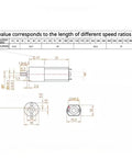 DC gear motor dimensions and specifications for 1Pc Dc Gear Motor Rips Through 6V Or 12V Tasks With Super Quick Speed Tweaks From 12 To 923 RPM Forward Or Backward A Heavy Duty Bad Boy For Diy Crafts And Car Mods You Gonna Love.