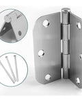 3.5 Inch Stainless Steel Door Hinge Pins Set For Smooth Door Closure Replacement Hinges 6 Pack Oil Film Coated Pins