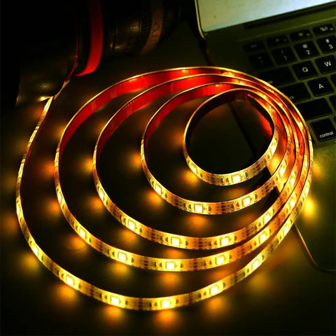Battery Powered RGB LED Strip Lights With 24 Key Remote Two Meter Indoor Rope Light For Party Decor And DIY Lit Vibe Dimmable