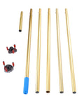 Heavy Duty Smoke Alarm Removal Tool With Extended Telescoping Aluminum Pole For High Vaulted Ceilings and tricky detaches. Set of poles and mounts.