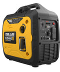 2400-Watt Portable Inverter Generator For Home Use With EPA Compliant Gas Power, CO Sensor, Eco Mode, front angle view