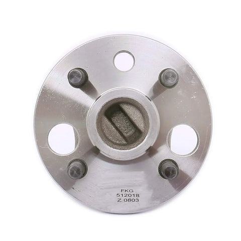 Top view of Rear Wheel Bearing Hub Assembly That Fits Toyota Corolla 1993 2002 Chevy Prizm 1998 2002 Geo Prizm 1993 1997 4 Lugs 4 Bolt Non ABS
