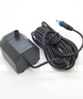 6-12V 100-300 LPH Replacement Water Pump For Solar Fountain And Pump Kit Brushless DC Motor 3W 10 Ft Cable 6-10V Input Black