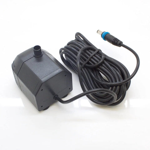 6-12V 100-300 LPH Replacement Water Pump For Solar Fountain And Pump Kit Brushless DC Motor 3W 10 Ft Cable 6-10V Input Black