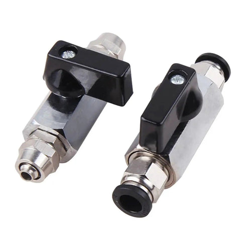 Air Compressor Valve Switch And Release Valve Kit With Copper Ball Valve Manual Pneumatic Quick Connector 10 By 8