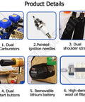 Disinfection Fogger And Atomizer Machine With Dual Pipe Water Cooling, Portable Pulse Jet Fogger Product Details Features