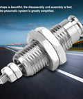Six Millimeter Bore Fifteen Millimeter Stroke Single Acting Pneumatic Cylinder For Industrial Automation low pressure 0.7 MPa