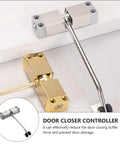 Self Closing Door Closer Automatic With Simple Installation Built From Aluminum Alloy And Cold Rolled Steel Construction