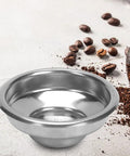 58mm Stainless Steel Espresso Filter Basket Bottomless Portafilter For Semi Automatic Coffee Machines With Single And Double Dose Options
