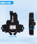 Dishwasher Door Latch Replacement WD01X29878 For GE And Hotpoint Dishwashers Easy Install Door Switch Plug And Play, front and side.