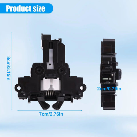Dishwasher Door Latch Replacement WD01X29878 For GE And Hotpoint Dishwashers Easy Install Door Switch Plug And Play, front and side.