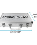 Aluminum storage box for Carbide Wood Lathe Turning Tools Set With Bowl Sander And Aluminum Storage Box Pro Grade Heavy Duty