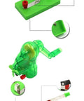 Cool Hands On DIY Physics Lab Kit With Electromagnet And Wind Power Generator, green components and connectors